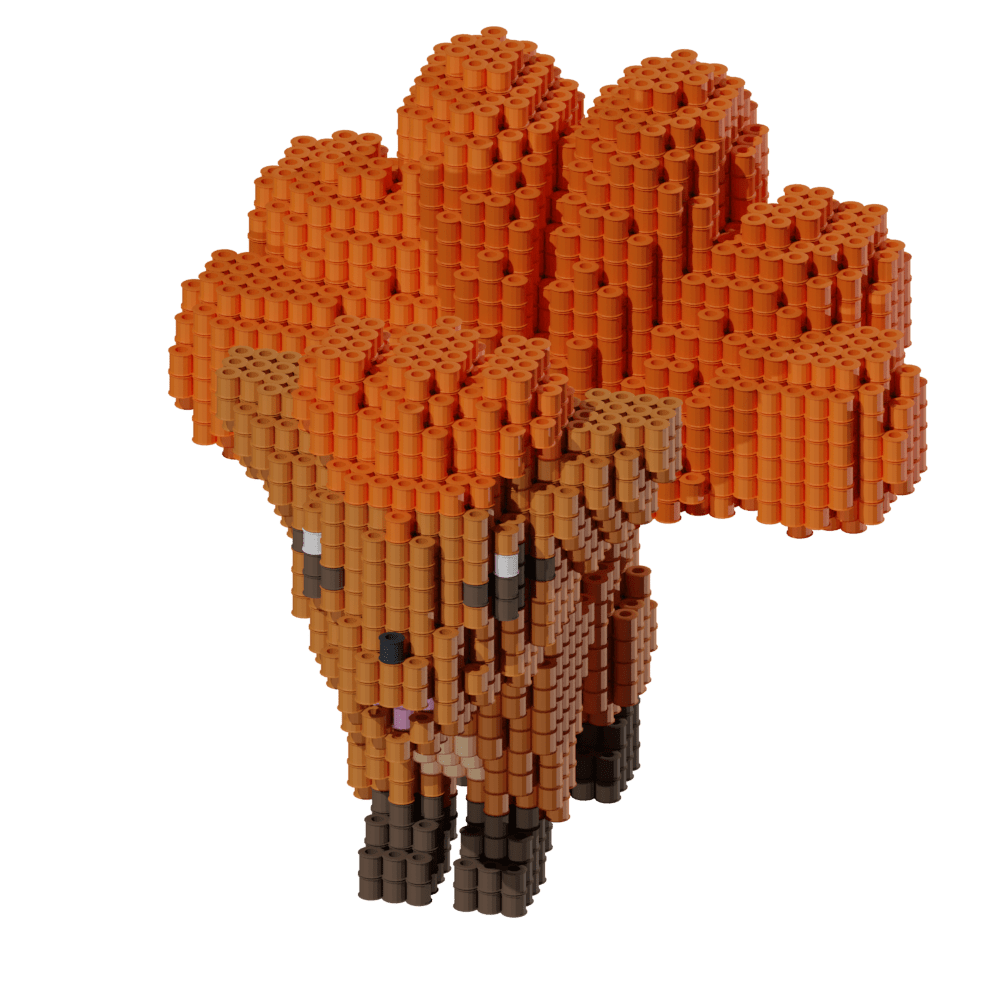 Patrón Vulpix - Pokémon – fusebeads