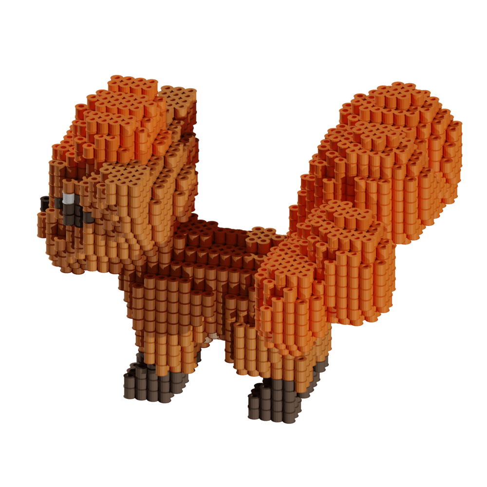 Patrón Vulpix - Pokémon – fusebeads
