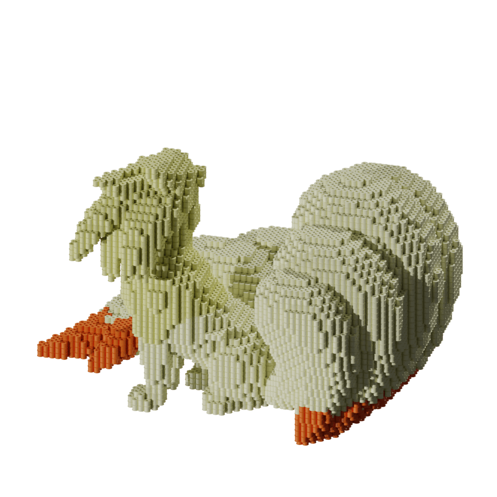 Patrón Ninetails - Pokémon – fusebeads