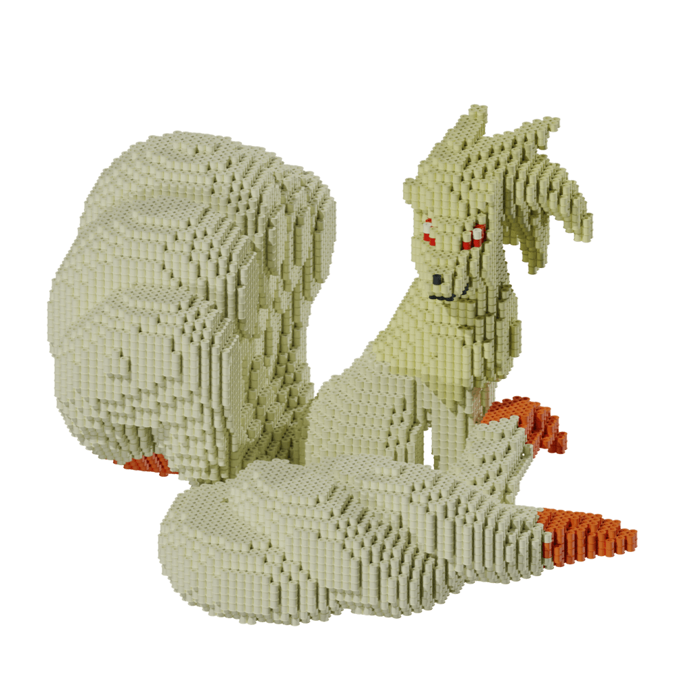 Patrón Ninetails - Pokémon – fusebeads