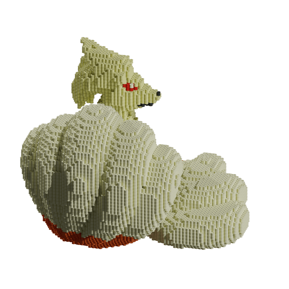 Patrón Ninetails - Pokémon – fusebeads