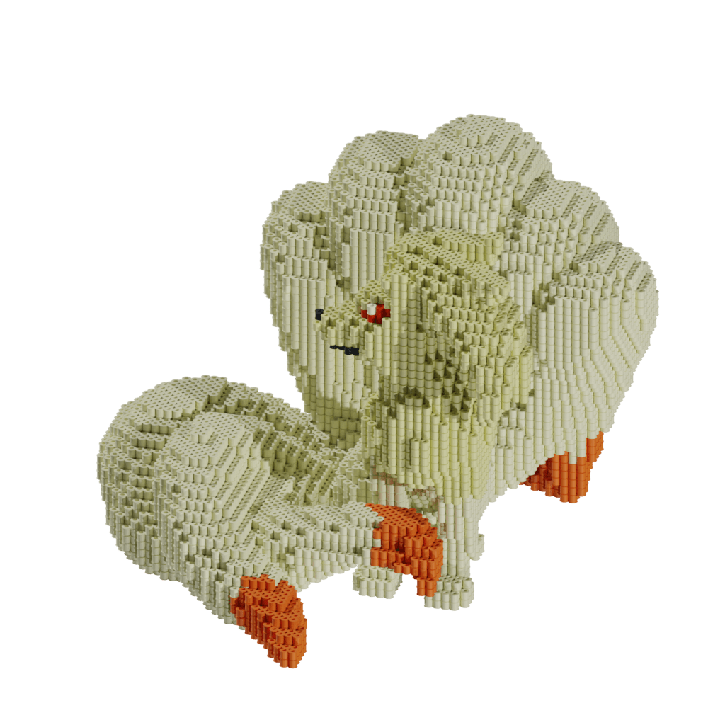 Patrón Ninetails - Pokémon – fusebeads