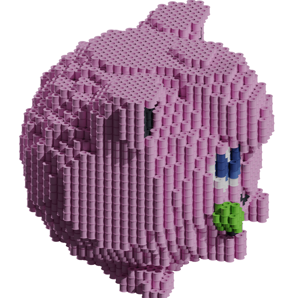 Patrón Jiglypuff - Pokémon – fusebeads