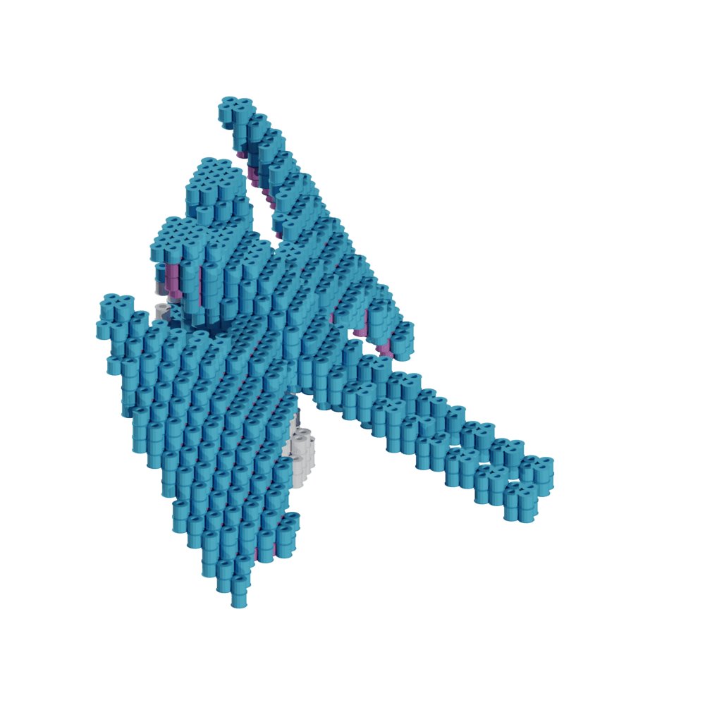 Patrón Zubat - Pokémon – fusebeads