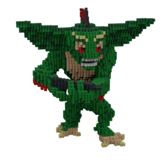 Patrón Gremlin Mohawk – fusebeads