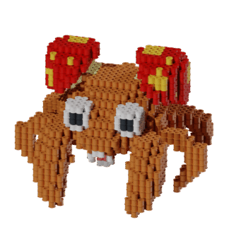 Patrón Paras - Pokémon – fusebeads