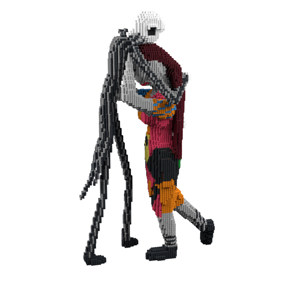 Patrón Jack y Sally De Pesadilla Antes De Navidad – fusebeads
