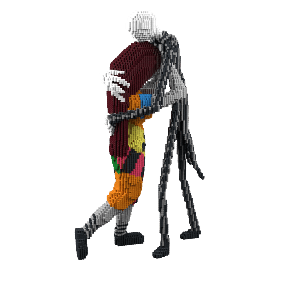 Patrón Jack y Sally De Pesadilla Antes De Navidad – fusebeads