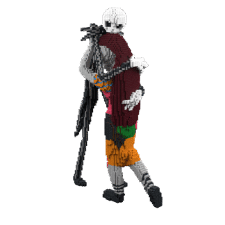Patrón Jack y Sally De Pesadilla Antes De Navidad – fusebeads