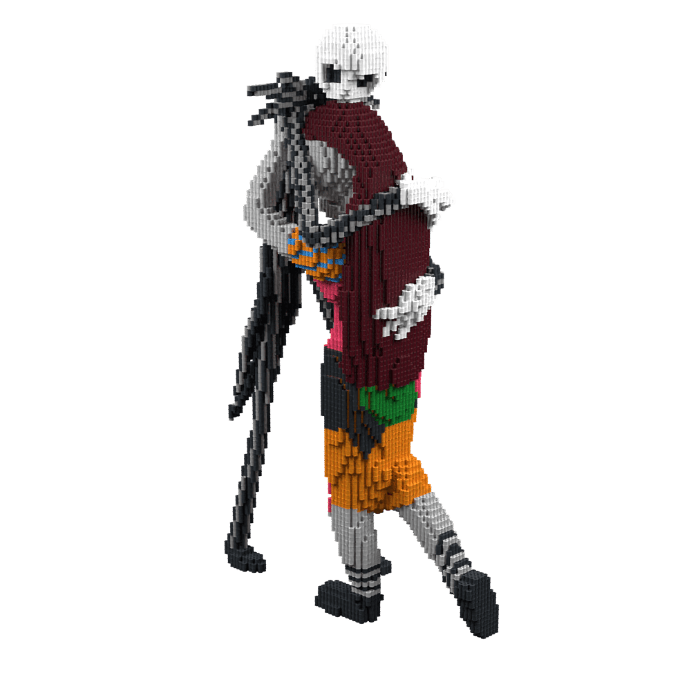 Patrón Jack y Sally De Pesadilla Antes De Navidad – fusebeads