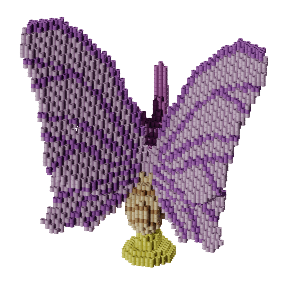 Patrón Venomoth - Pokémon – fusebeads