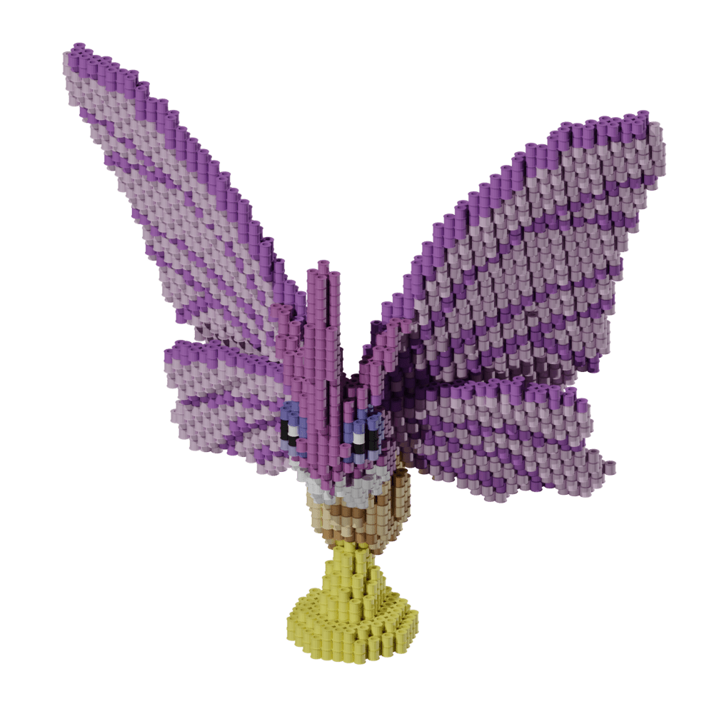 Patrón Venomoth - Pokémon – fusebeads