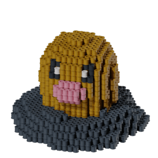 Patrón Diglett - Pokémon – fusebeads