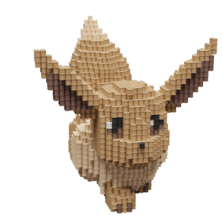 Patrón Eevee - Pokémon – fusebeads