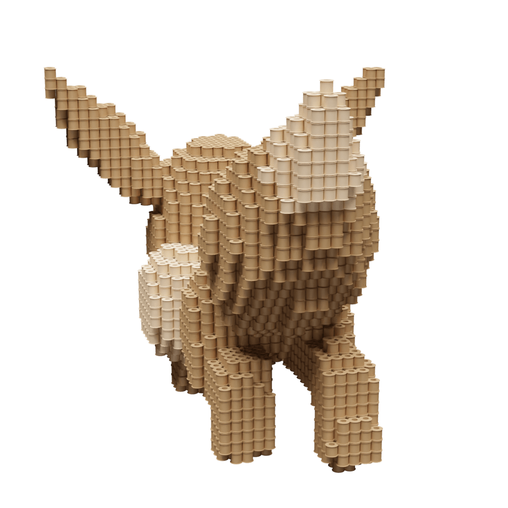 Patrón Eevee - Pokémon – fusebeads