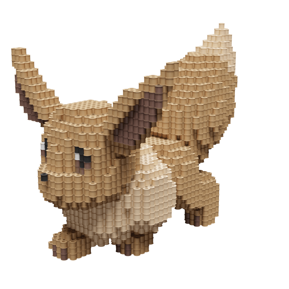 Patrón Eevee - Pokémon – fusebeads