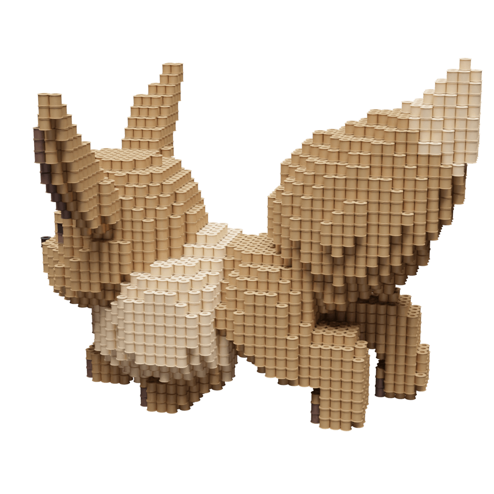 Patrón Eevee - Pokémon – fusebeads