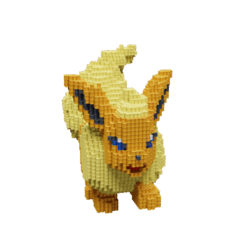 Patrón Flareon - Pokémon – fusebeads