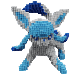 Patrón Glaceon - Pokémon – fusebeads