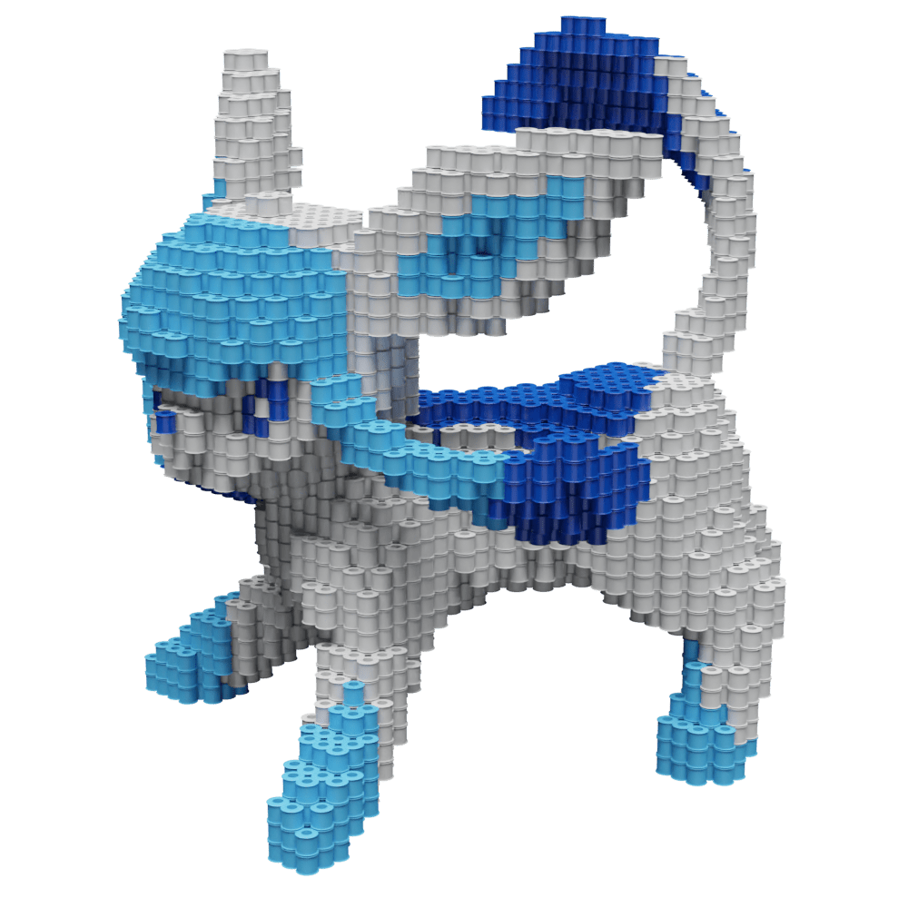 Patrón Glaceon - Pokémon – fusebeads