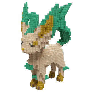 Patrón Leafeon - Pokémon – fusebeads