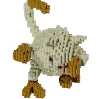 Patrón Mankey - Pokémon – fusebeads