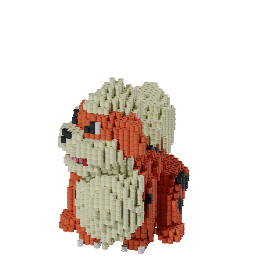 Patrón Growlithe - Pokémon – fusebeads