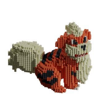 Patrón Growlithe - Pokémon – fusebeads
