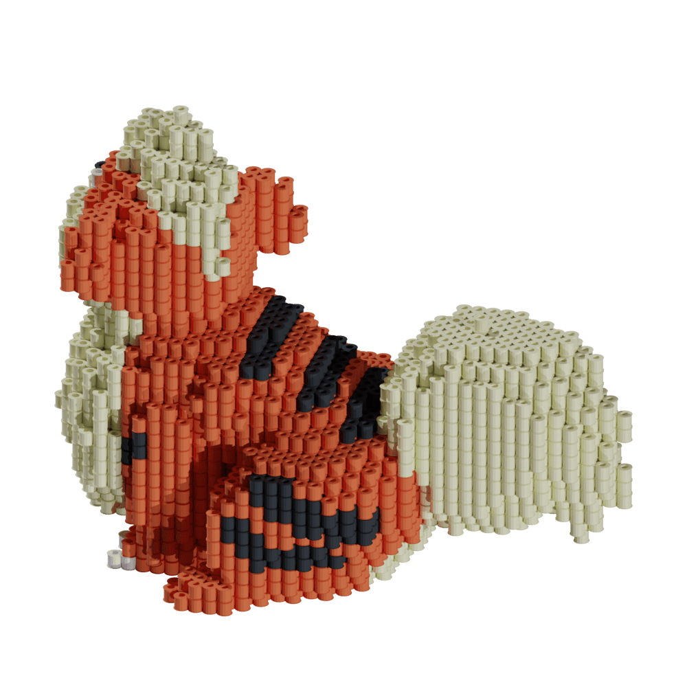 Patrón Growlithe - Pokémon – fusebeads