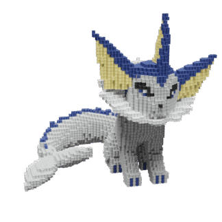 Patrón Vaporeon - Pokémon – fusebeads