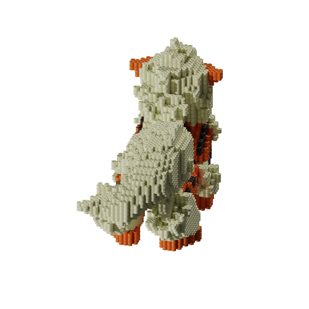 Patrón Arcanine - Pokémon – fusebeads