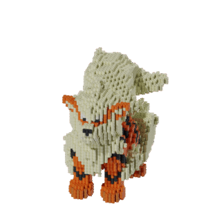 Patrón Arcanine - Pokémon – fusebeads