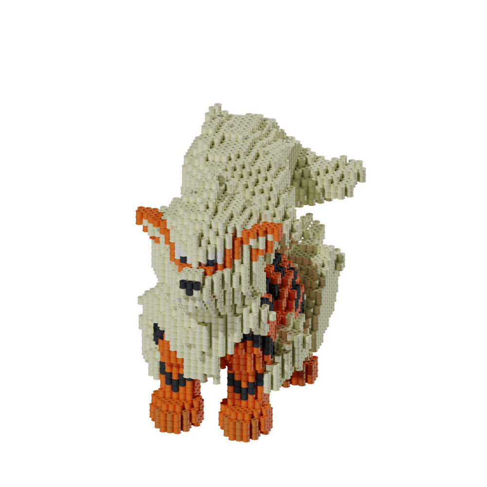 Patrón Arcanine - Pokémon – fusebeads