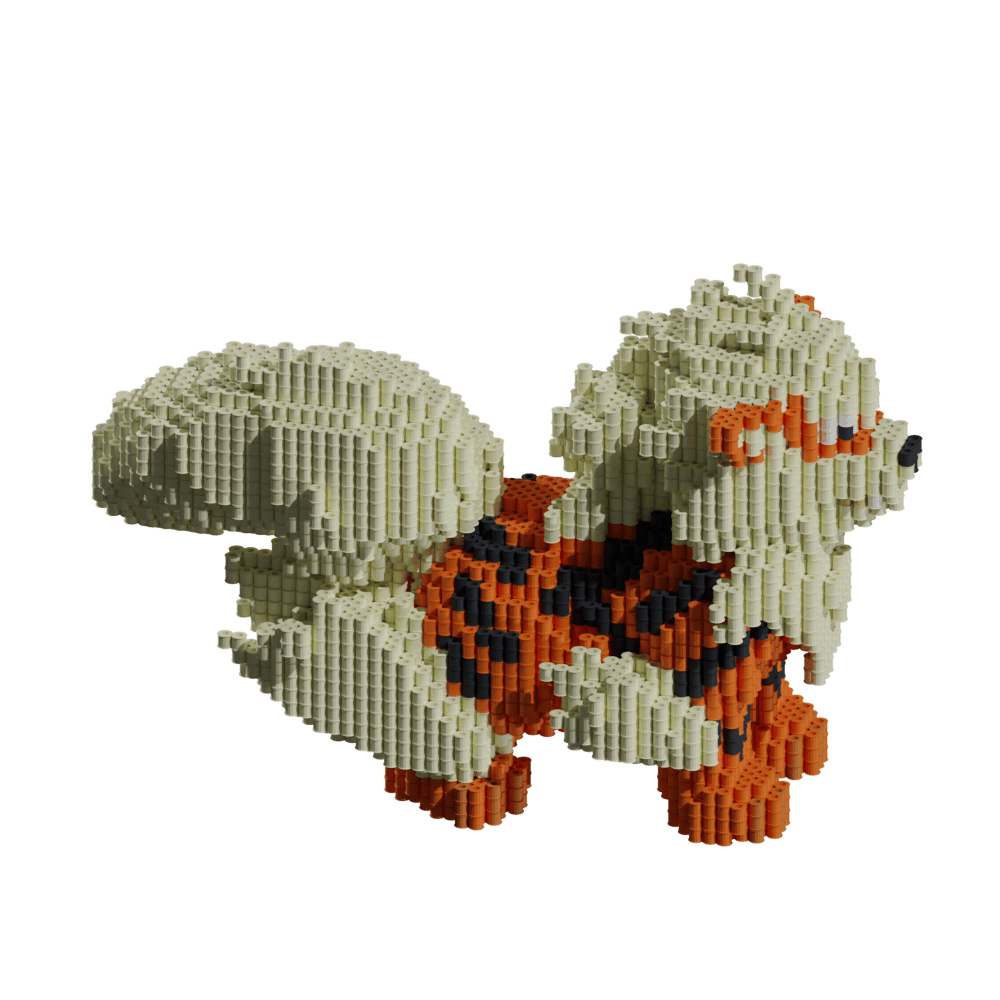 Patrón Arcanine - Pokémon – fusebeads