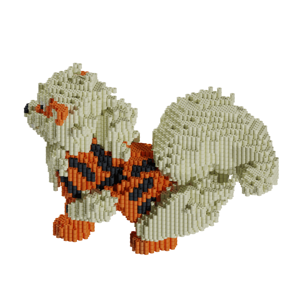 Patrón Arcanine - Pokémon – fusebeads