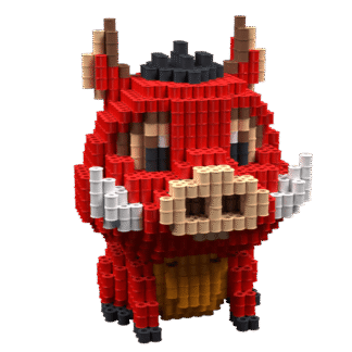 Patrón Pumba - Rey León – fusebeads