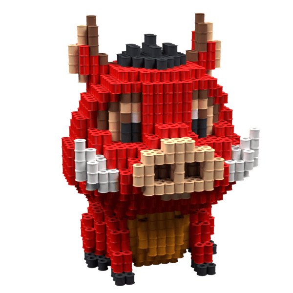 Patrón Pumba - Rey León – fusebeads