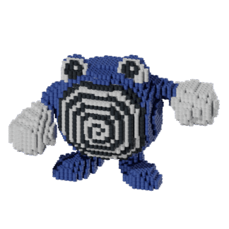 Patrón Poliwhirl - Pokémon – fusebeads