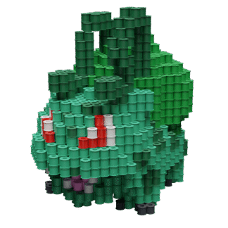 Patrón Bulbasur- Pokémon – fusebeads