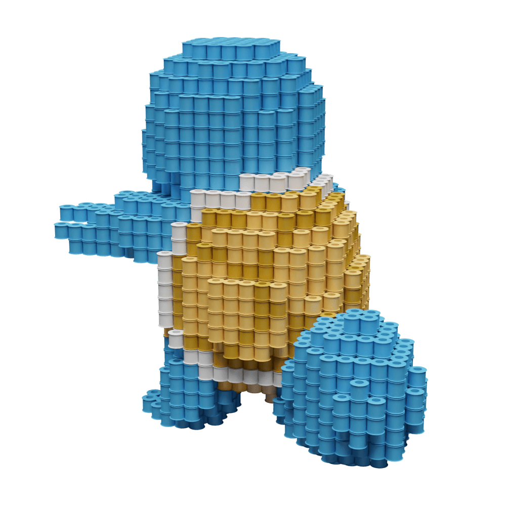 Patrón Squirtle - Pokémon – fusebeads
