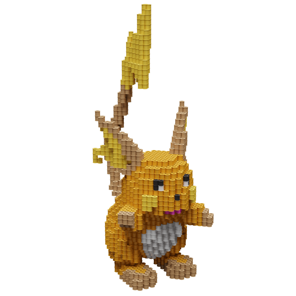 Patrón Raichu - Pokémon – fusebeads