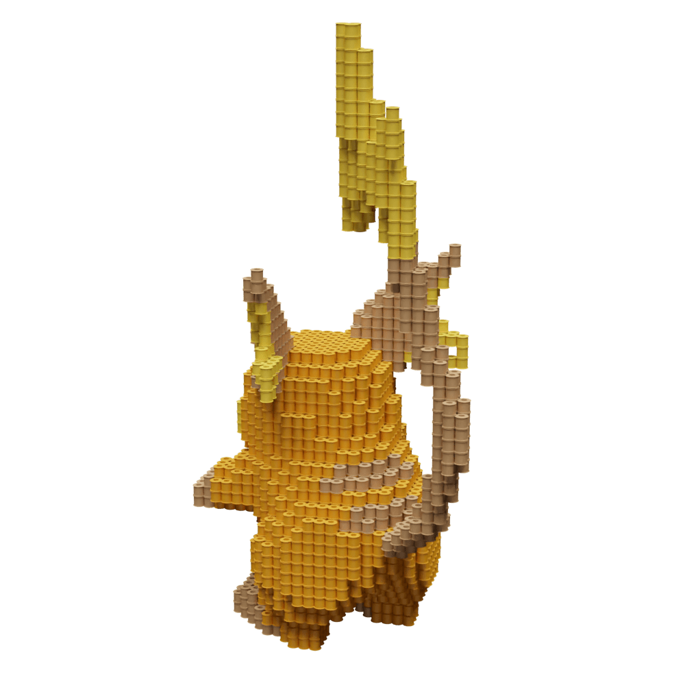 Patrón Raichu - Pokémon – fusebeads