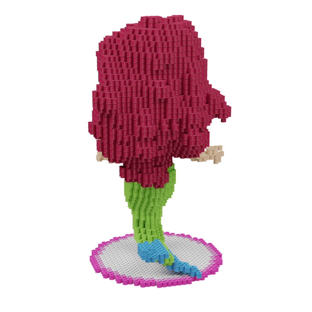 Patrón Ariel Sirenita Princesas Disney – fusebeads