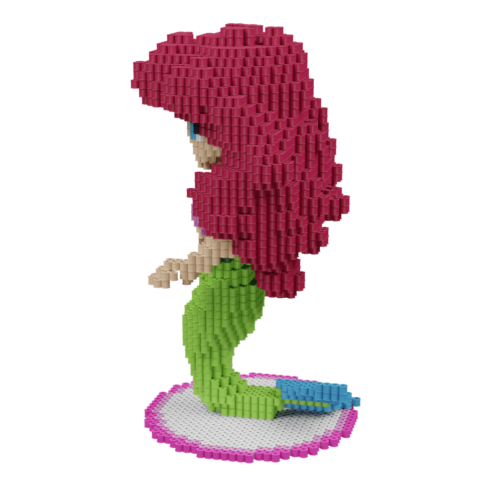 Patrón Ariel Sirenita Princesas Disney – fusebeads