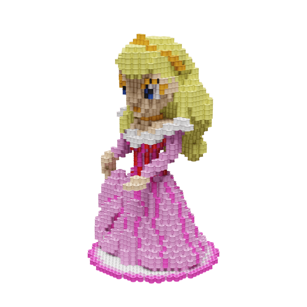 Patrón Aurora Princesas Disney – fusebeads