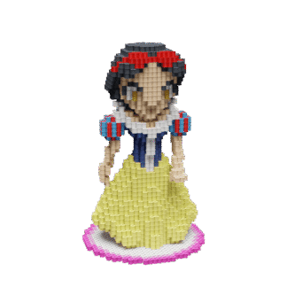 Patrón Blanca Nieves Princesas Disney – fusebeads