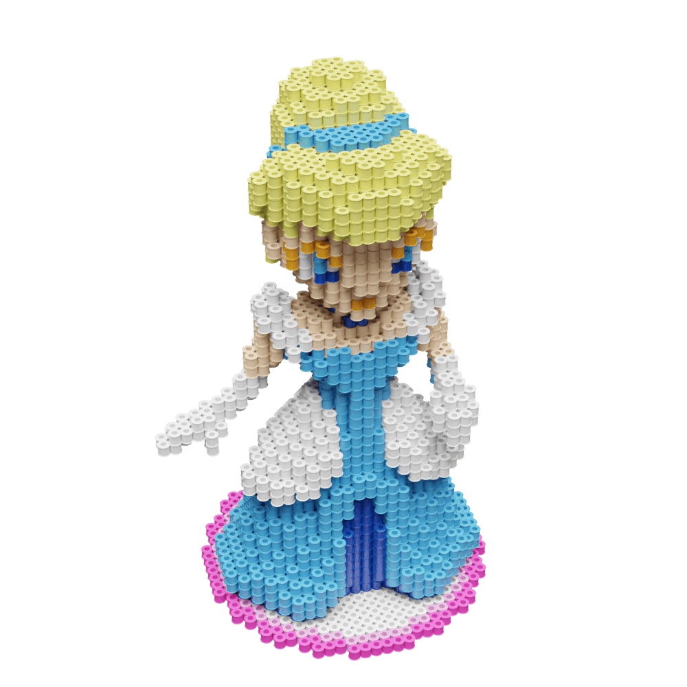 Patrón La Cenicienta Princesas Disney – fusebeads