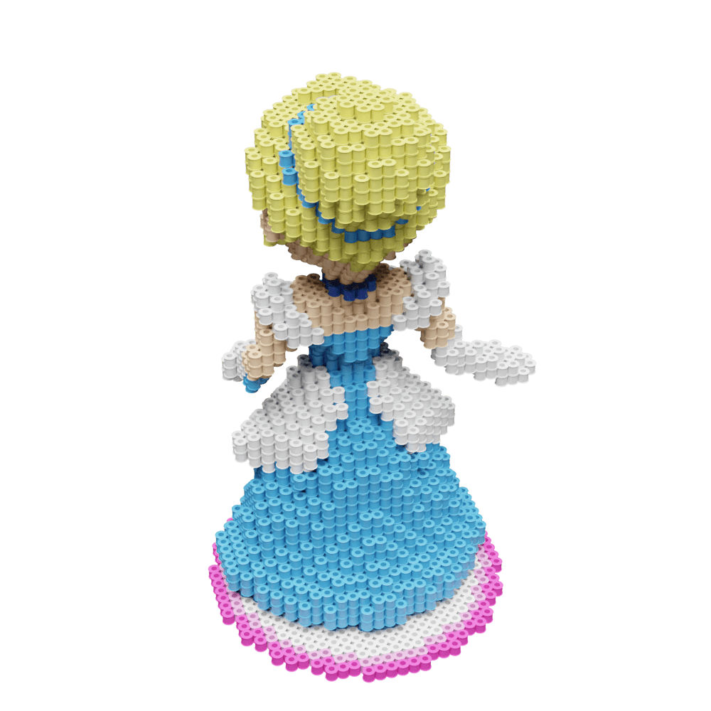 Patrón La Cenicienta Princesas Disney – fusebeads