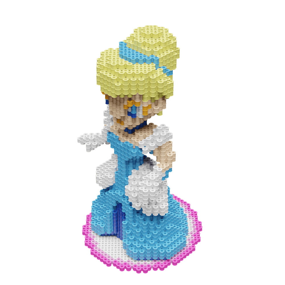Patrón La Cenicienta Princesas Disney – fusebeads