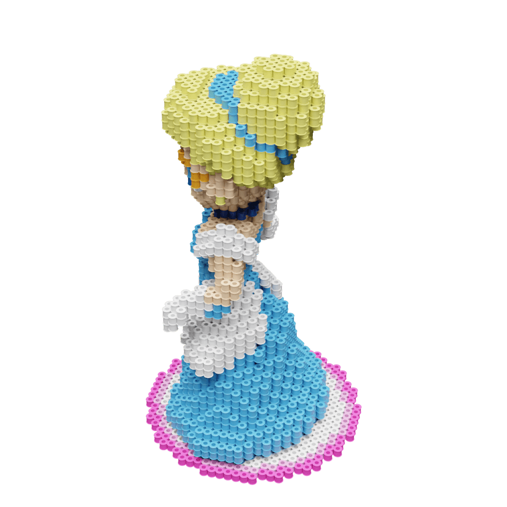 Patrón La Cenicienta Princesas Disney – fusebeads